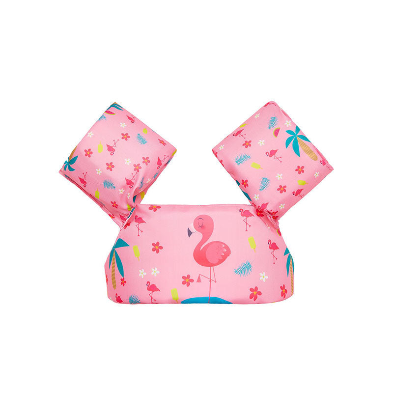 Women's Inflatable Swim Aid with Colorful Flamingo Design Bowlift