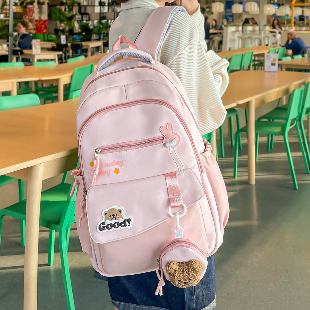 Backpack with Playful Design and Well-Structured Compartments Bowlift
