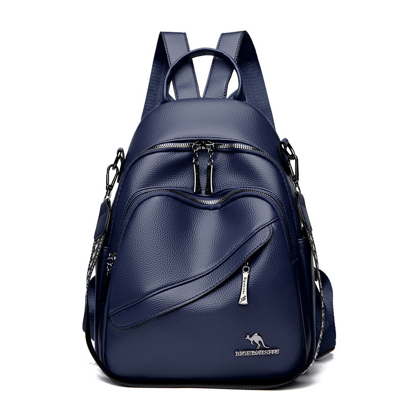 Premium Leather Multi-Functional Backpack
