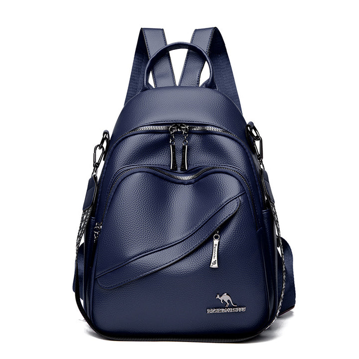 Premium Leather Multi-Functional Backpack