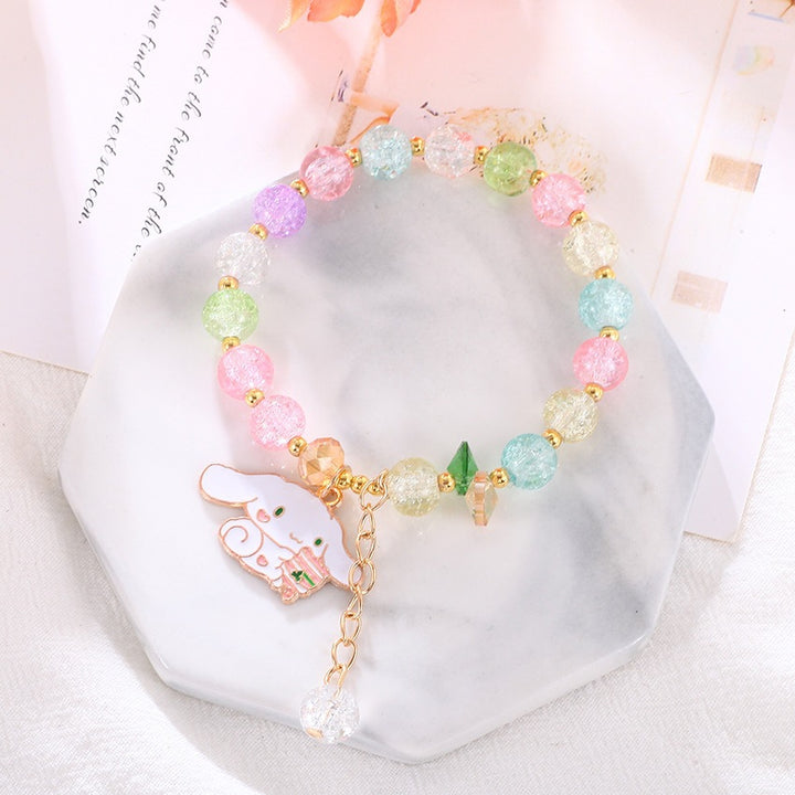 Playful bracelet with colorful glass beads Bowlift