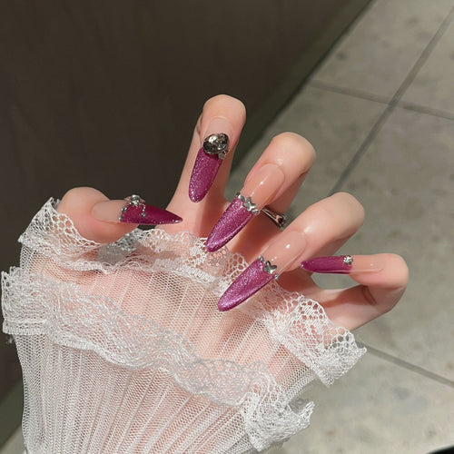 Glamorous Stiletto Nail Art Extensions Bowlift