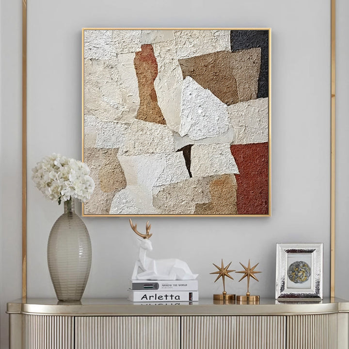Textured Geometric Wall Art