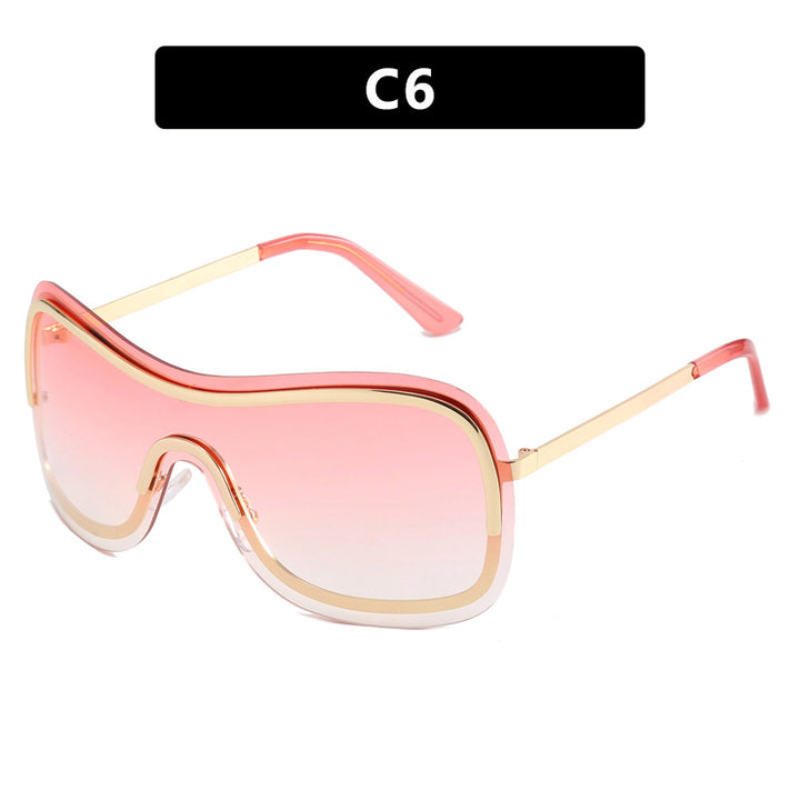 Women's sporty oversized sunglasses with elegant design Bowlift