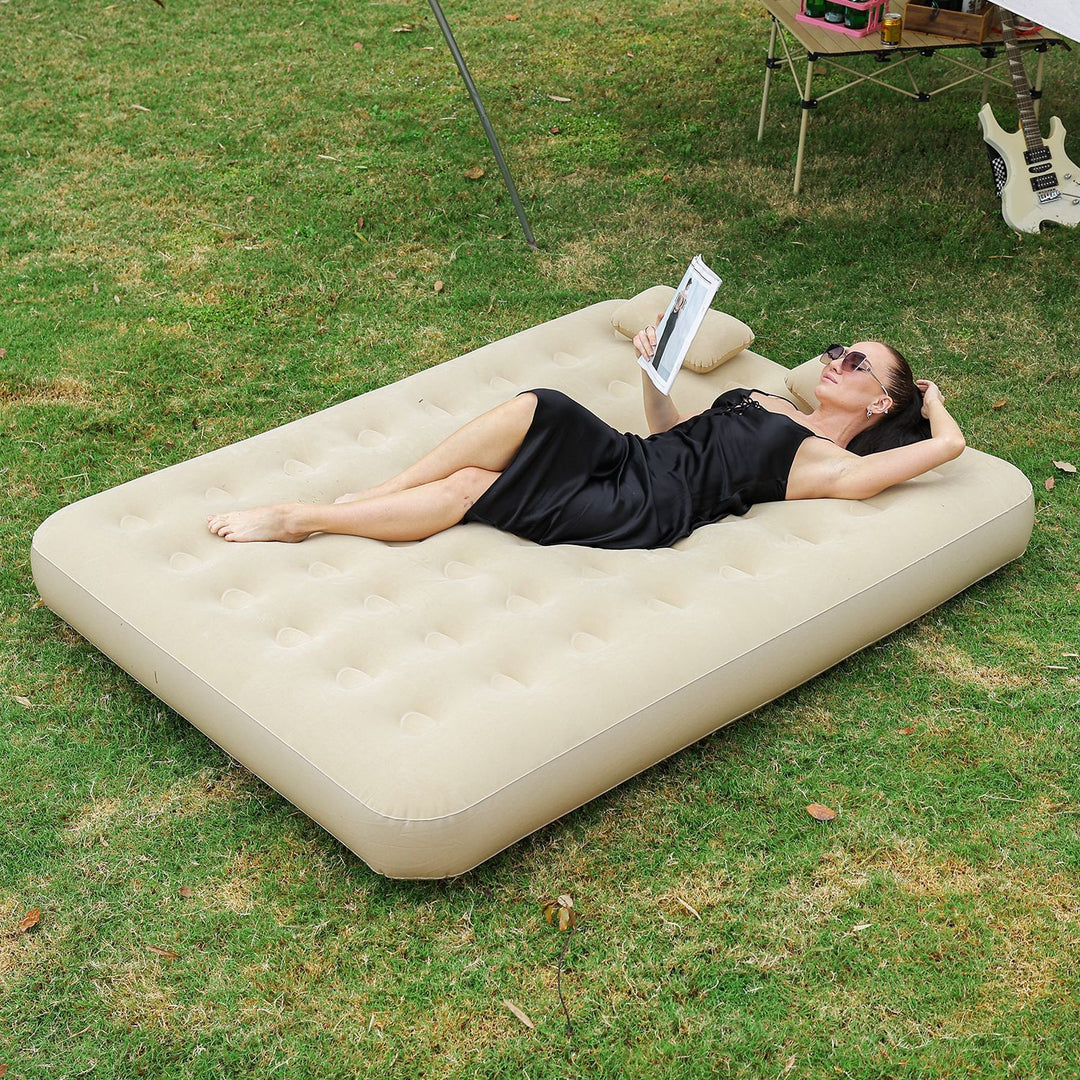 Ladies Inflatable Mattress with Automatic Pump Bowlift
