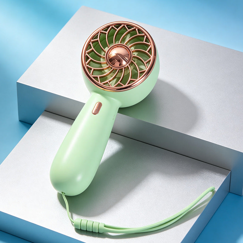 Women Portable Mini Hand Fan with Adjustable Tilt Angle and Ergonomic Design Bowlift