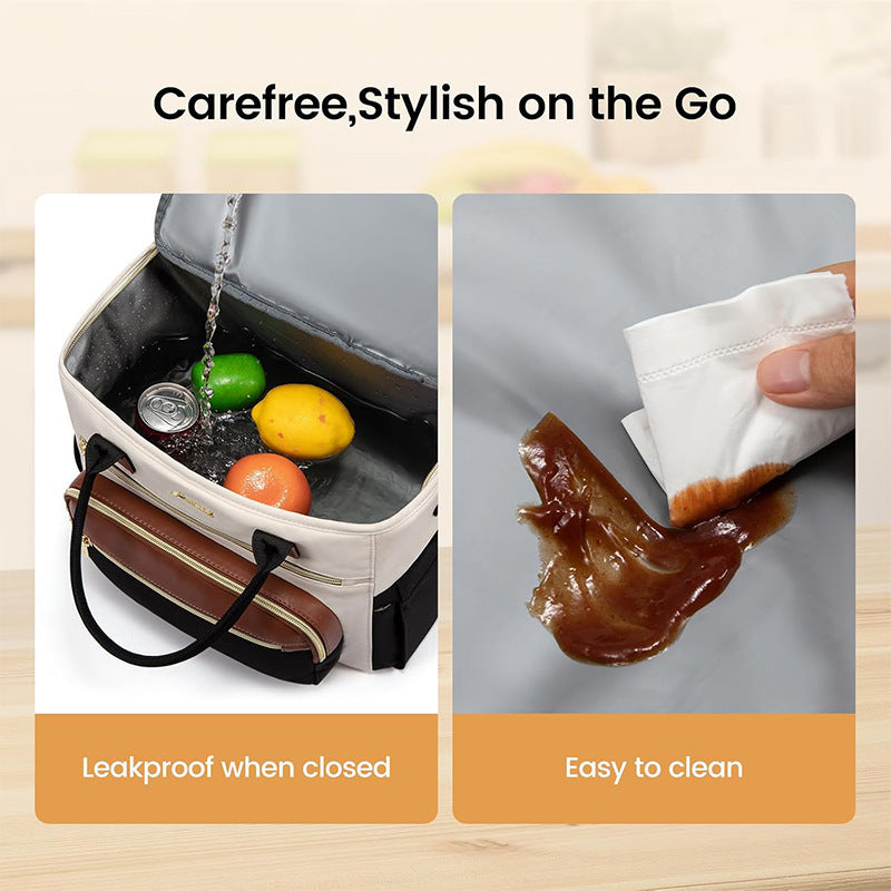 Elegant leisure and office bag with detachable shoulder strap Bowlift