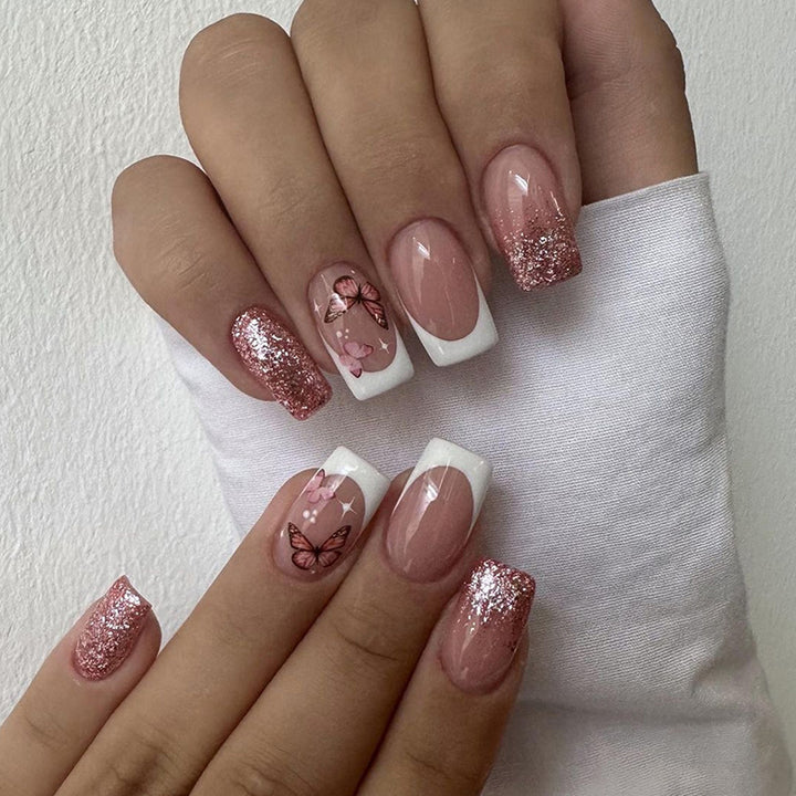 Decorative Butterfly Nail Art Bowlift