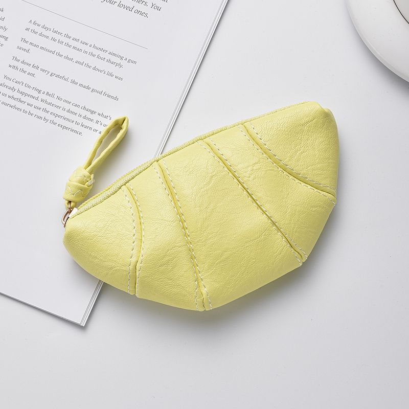 Leather Zip Coin Purse Bowlift