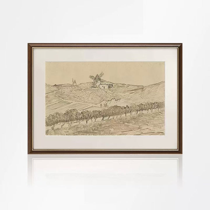 Framed Historical Landscape Artwork