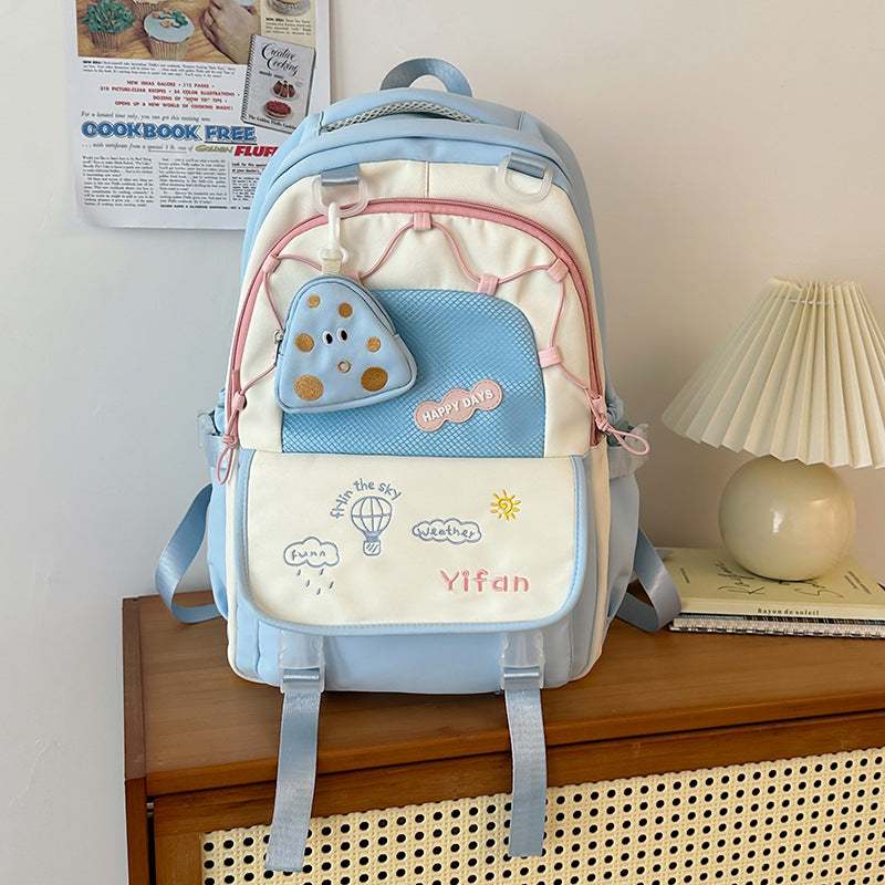 Playful Character Design School Backpack Bowlift