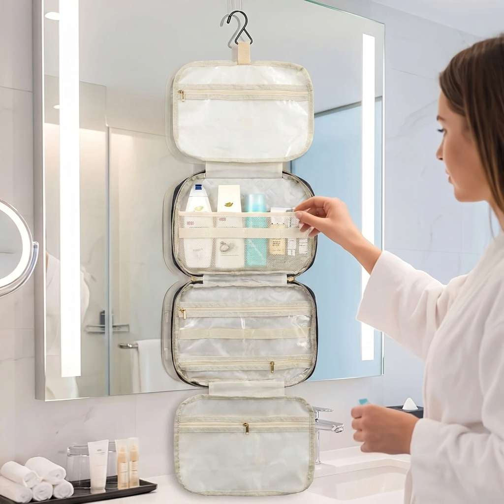 Cosmetic Organizer with Multifunctional Compartments Bowlift