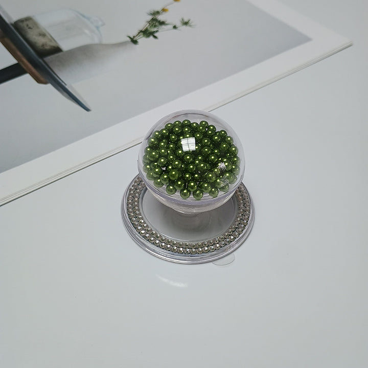 Decorative Beaded Cosmetic Mirror Bowlift
