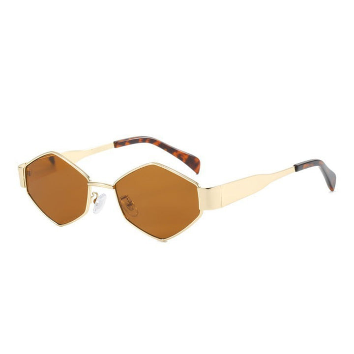 Chic Hexagonal Frame Sunglasses
