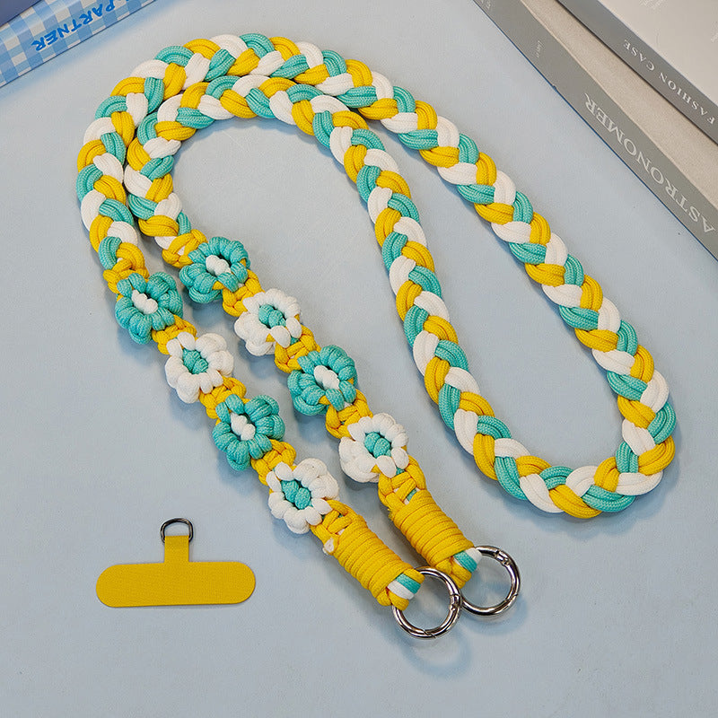 Creative Floral Design Braided Utility Leash Bowlift