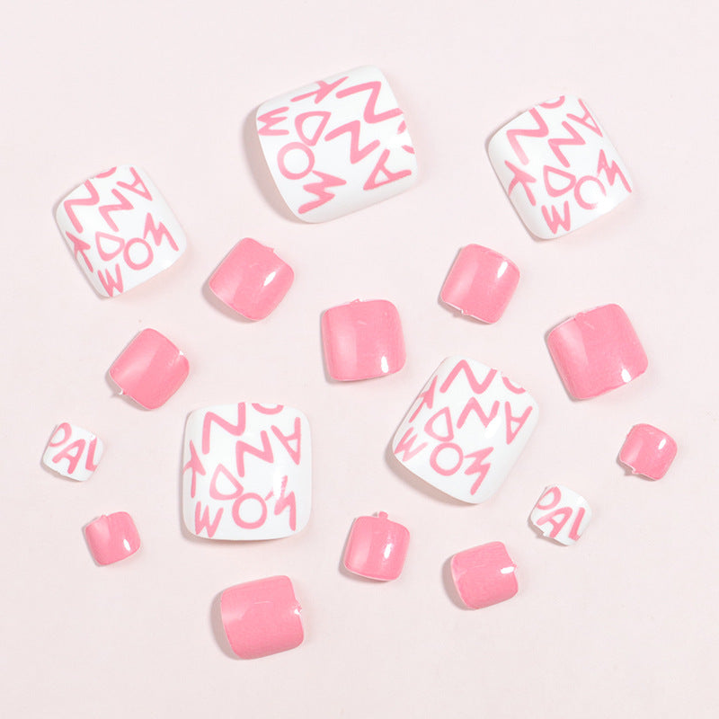 Artistic Floral Press-On Nail Art Set Bowlift