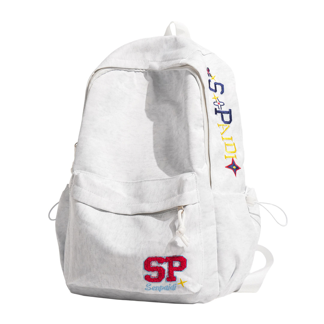 Stylish Embroidered Casual Backpack