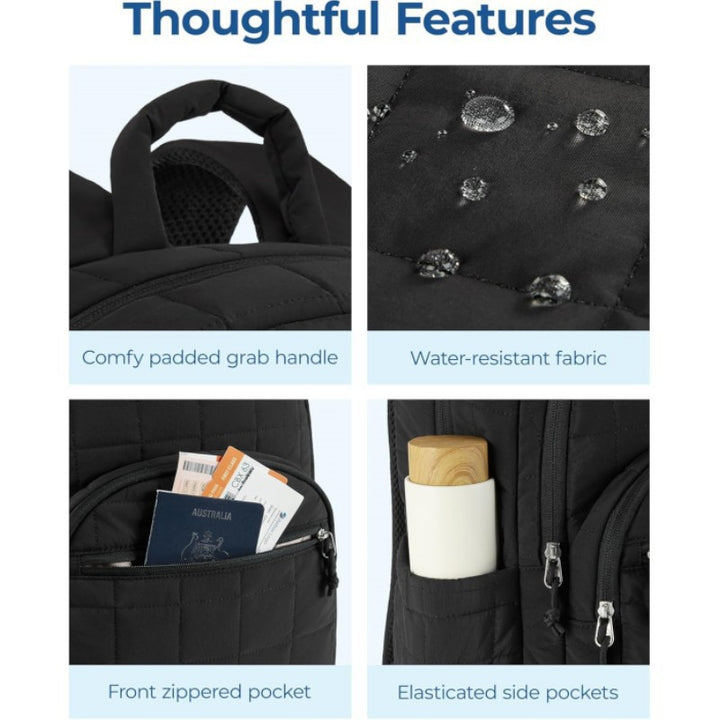 Padded everyday backpack with multiple compartments Bowlift
