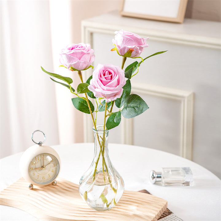 Realistic Elegant Rose Stem