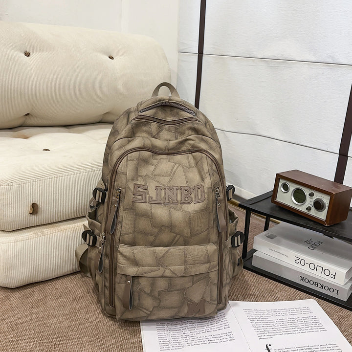 Versatile Multi-Pocket Backpack with Keychain Bowlift