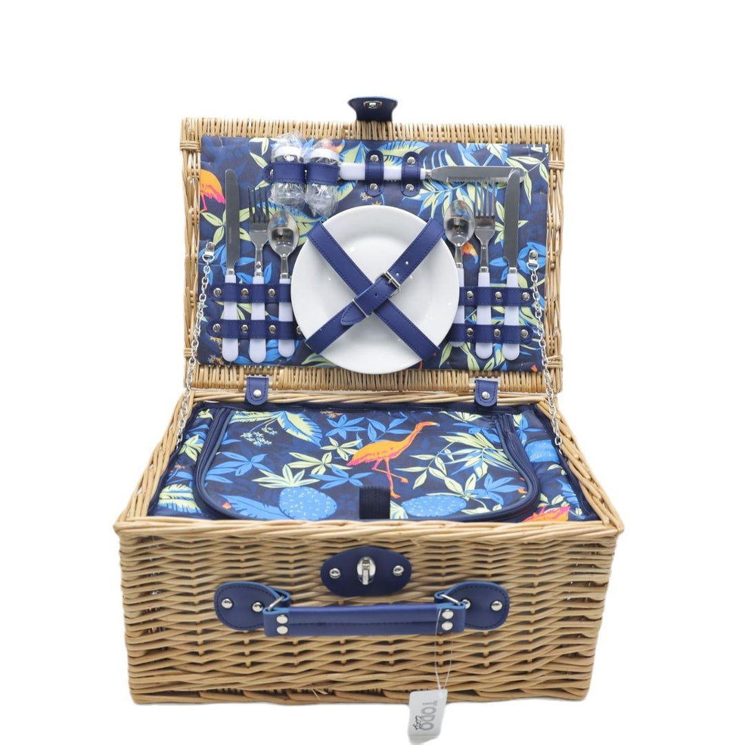 Women's picnic basket with integrated dishes and cooler bag Bowlift