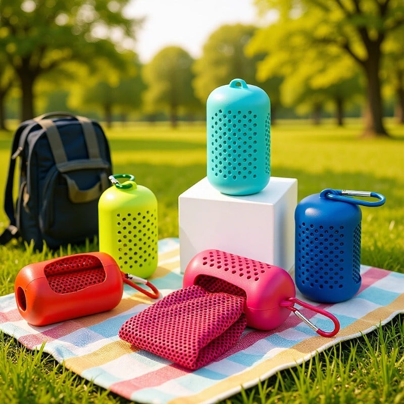 Ladies portable Bluetooth speaker with carabiner Bowlift