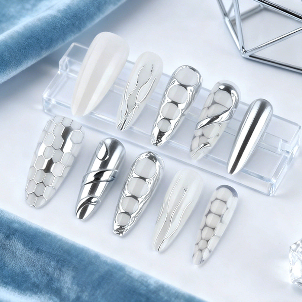 Artistic Textured Nail Tips Bowlift
