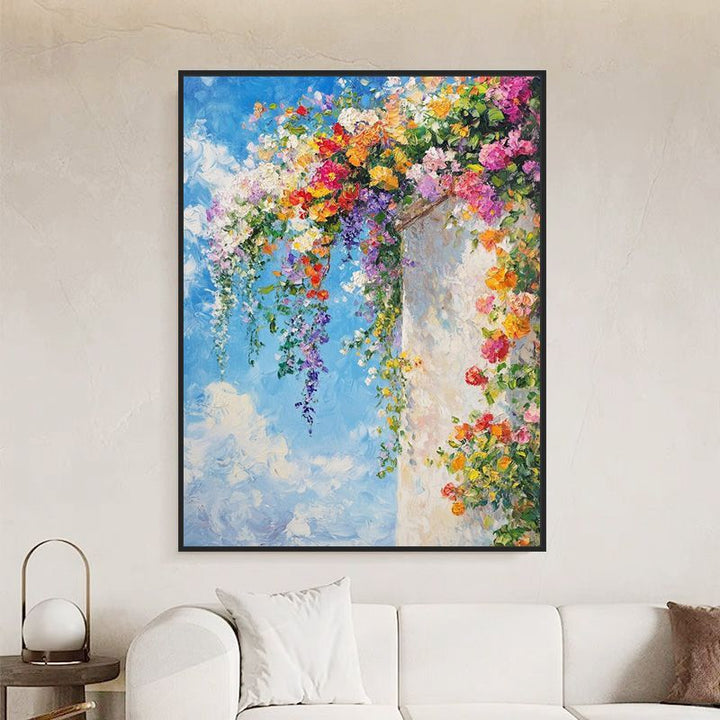 Floral Landscape Wall Art Bowlift