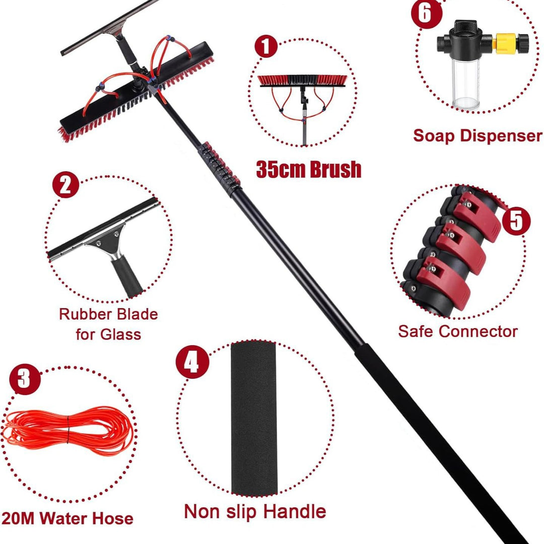 Adjustable High-Reach Cleaning Brush Bowlift