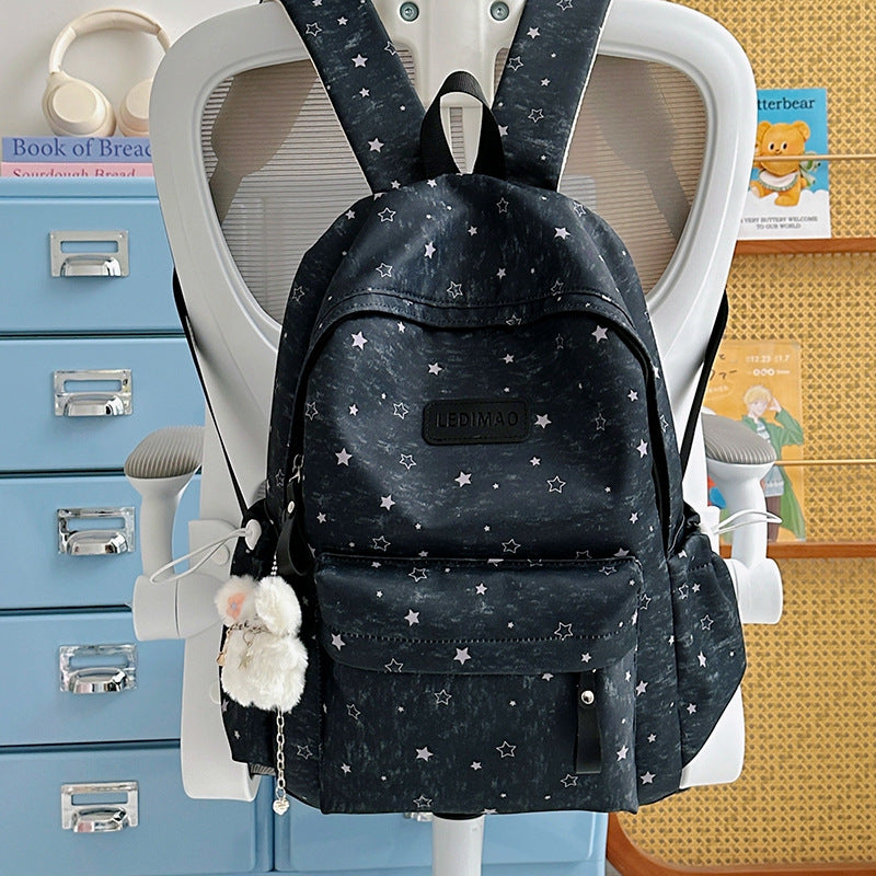 Cute Star Patterned Backpack
