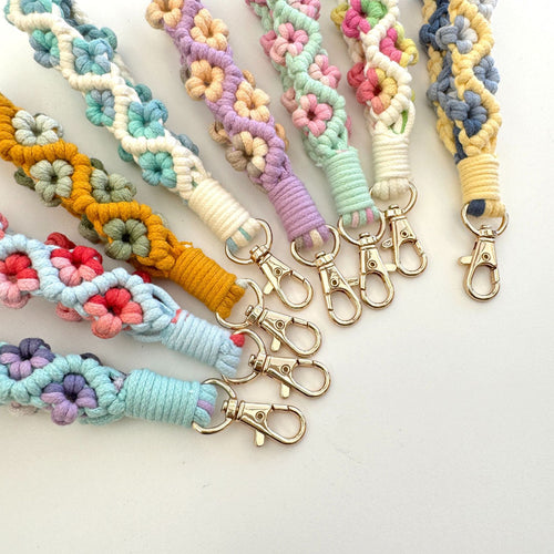 Decorative Macrame Keychain Strap Bowlift