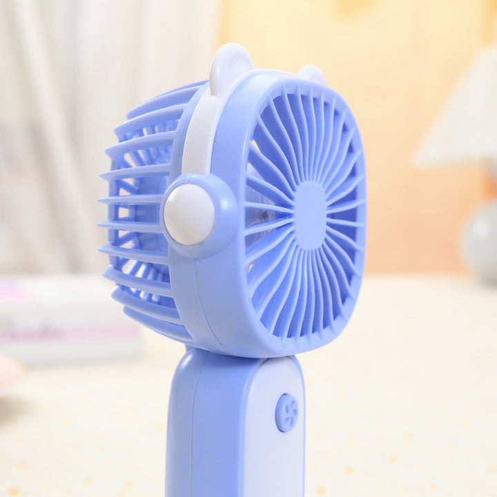 Women's Portable Mini Fan with Playful Design and Flexible Tilt Bowlift