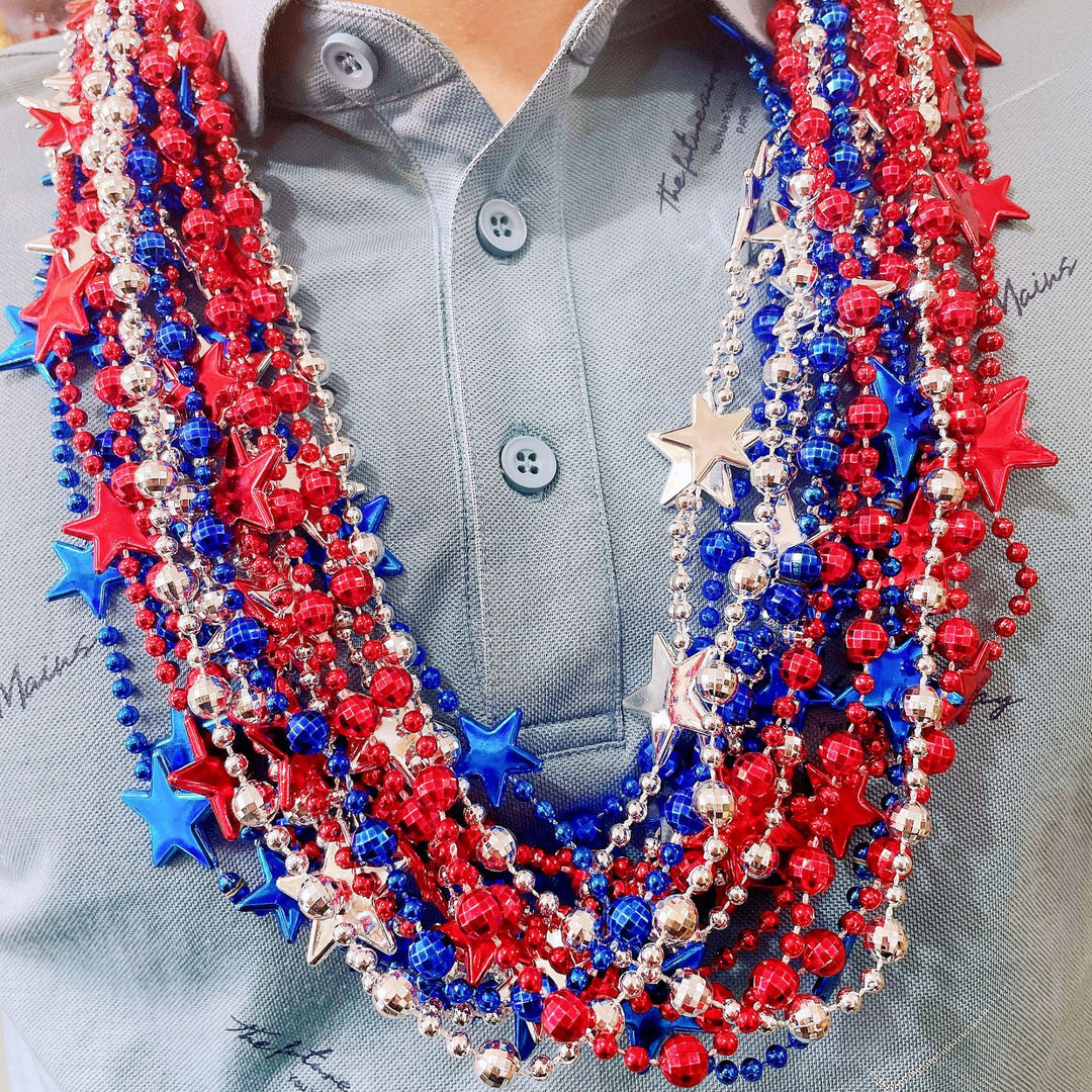 Unisex decorative star bead garland for party and event decoration Bowlift