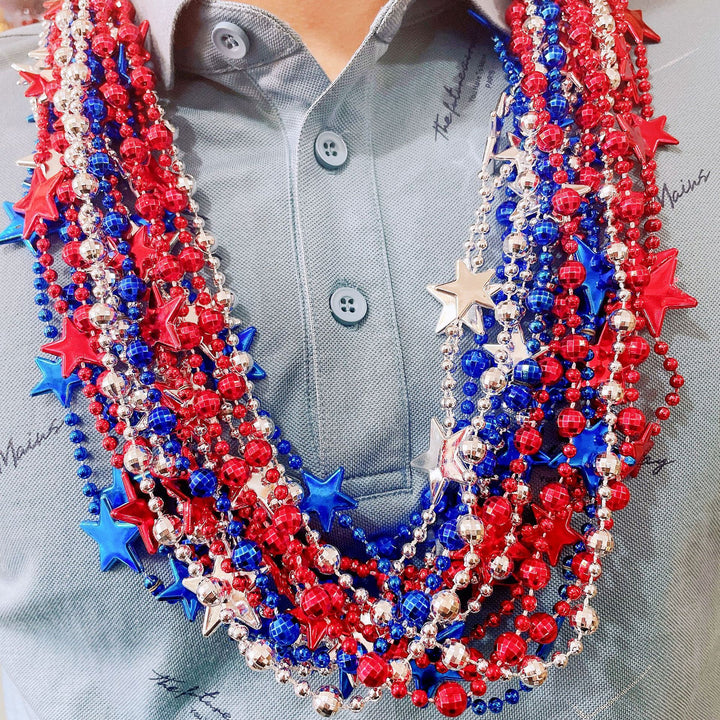 Unisex decorative star bead garland for party and event decoration Bowlift