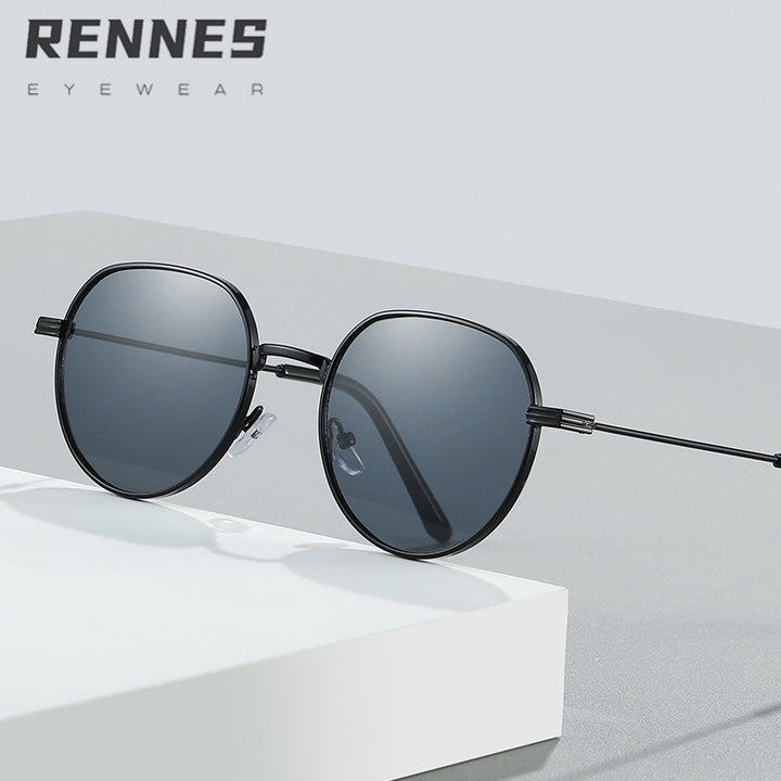 Women's Stylish Round Designer Sunglasses Bowlift
