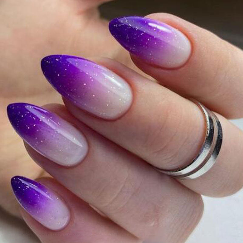 Gradient Glitter Ombre Press-On Nail Set Bowlift