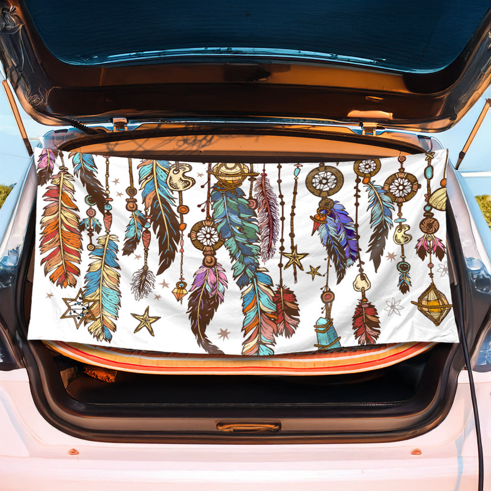 Trunk mat in creative flamingo design Bowlift