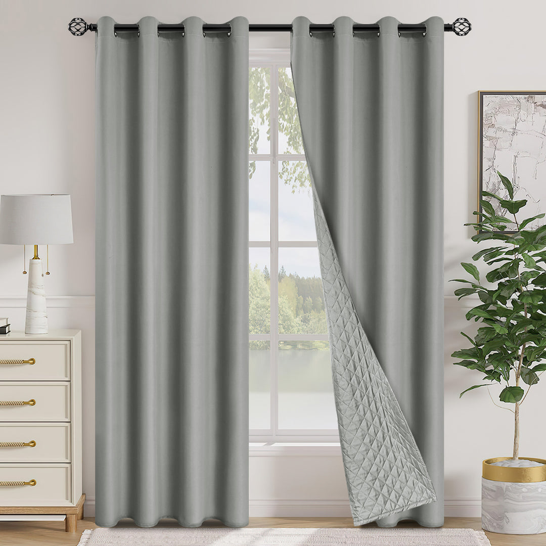 Thermal Insulated Blackout Window Curtains