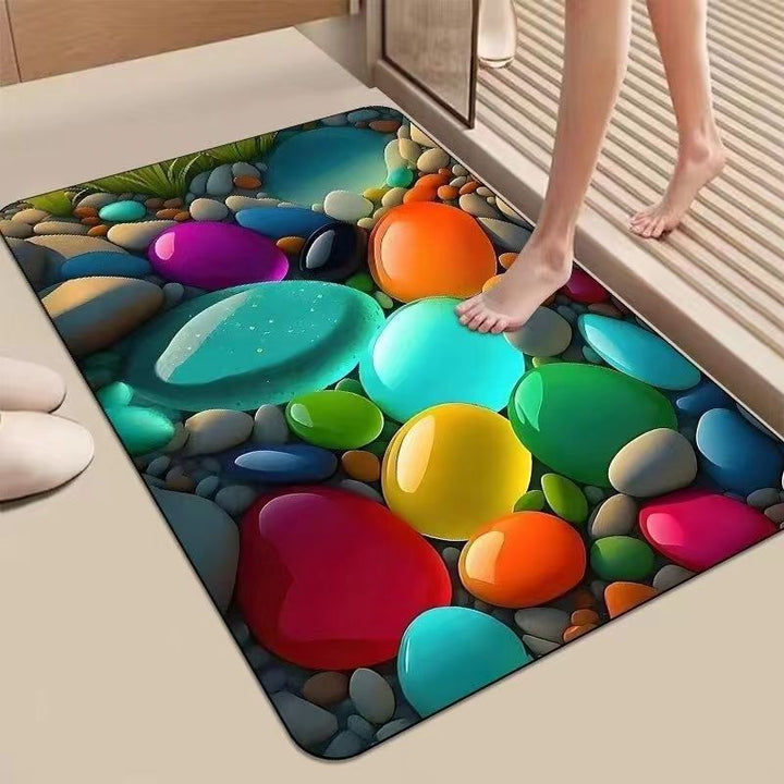 Non-Slip Water-Absorbent Bath Mat Bowlift