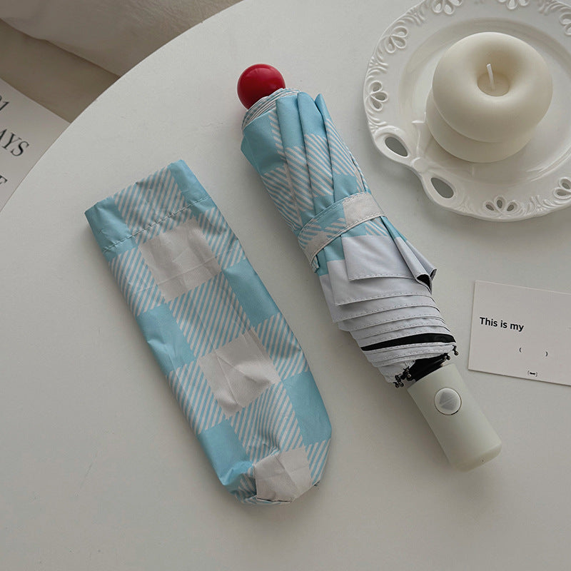 Women’s Foldable Umbrella with Special Design Bowlift