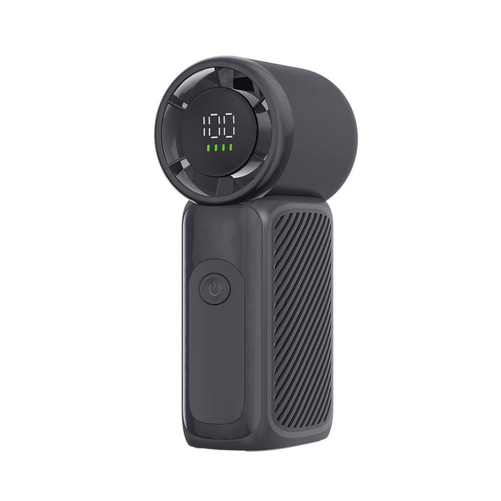 Unisex Portable Digital Display Handheld Fan Bowlift