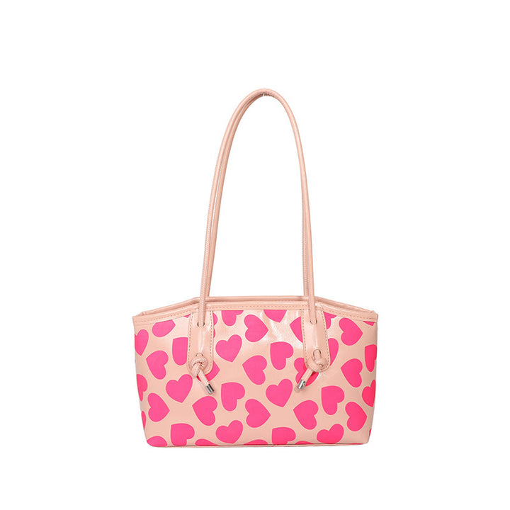 WoCasual Heart-Patterned Tote Bag Bowlift