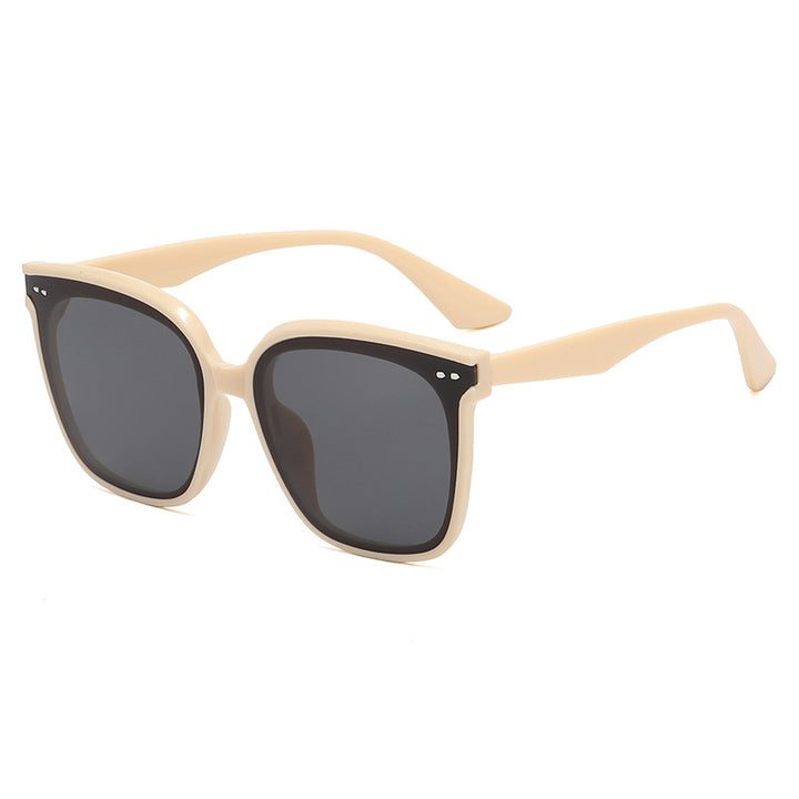 Ladies square sunglasses with mirrored gradient Bowlift