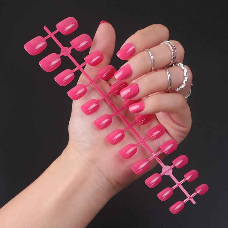 Glossy Press-On Nail Set Bowlift 1789086048