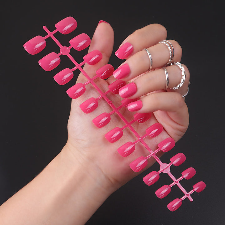 Glossy Press-On Nail Set Bowlift 1789086048