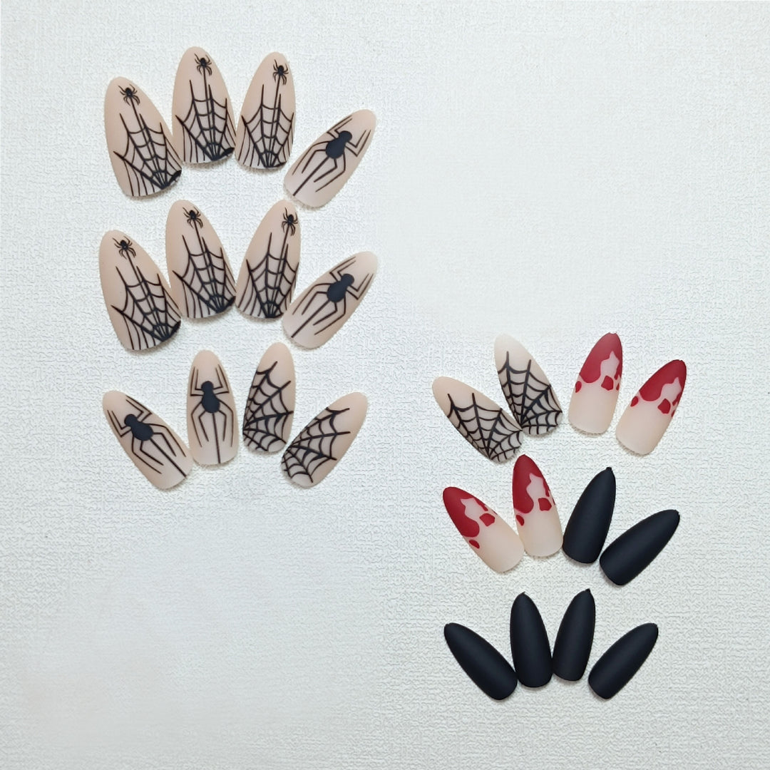 Artistic Halloween-Themed Press-On Nails Bowlift 1789805088