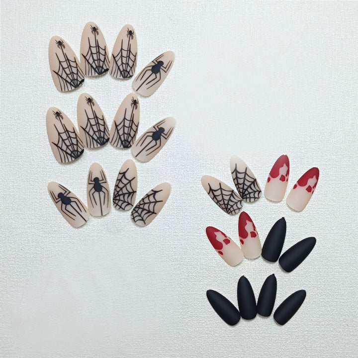 Artistic Halloween-Themed Press-On Nails Bowlift 1789805088