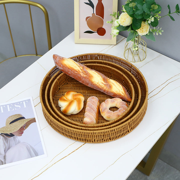 Stylish Wicker Serving Bowl Bowlift
