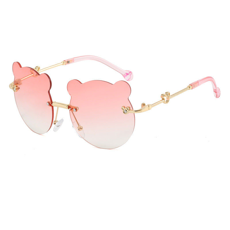 Ladies playful sunglasses with cute bear motif Bowlift