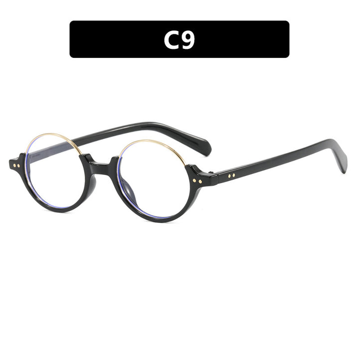 Women's round sunglasses with elegant plastic frame Bowlift